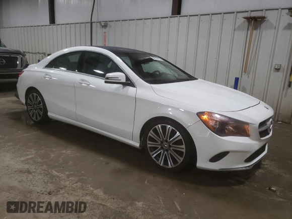 2018 Mercedes-Benz CLA 250 with VIN WDDSJ4GB2JN631802, listed as a Copart auction lot 66105123 with 28,093 mi miles and . Bid and sale history available at DreamBid. Image 4.