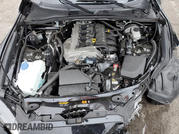 2021 Mazda MX-5 Miata Sport with VIN JM1NDAB70M0455950, listed as a Copart auction lot 54979915 with Not provided miles and Salvage title. Bid and sale history available at DreamBid. Image 11.