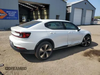 2023 Polestar 2 with VIN YSMEG3KA7PL113675, listed as a Copart auction lot 71728014 with 80,792 mi miles and Salvage Title. Bid and sale history available at carsss.com. Image 3.