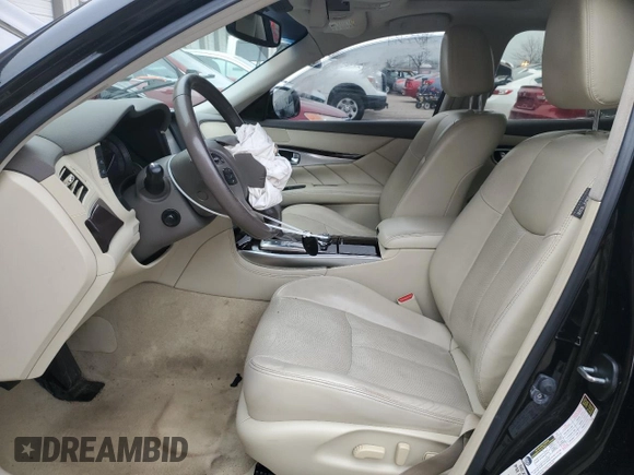2017 Infiniti Q70 3.7 with VIN JN1BY1AP9HM740558, listed as a Copart auction lot 45380705 with 143,810 mi miles and Salvage title. Bid and sale history available at DreamBid. Image 7.