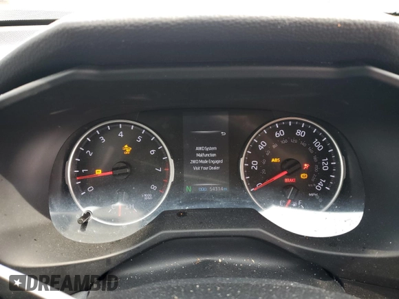 2021 Toyota RAV4 LE with VIN 2T3F1RFV0MC206839, listed as a Copart auction lot 60521145 with 54,314 mi miles and Salvage title. Bid and sale history available at DreamBid. Image 9.