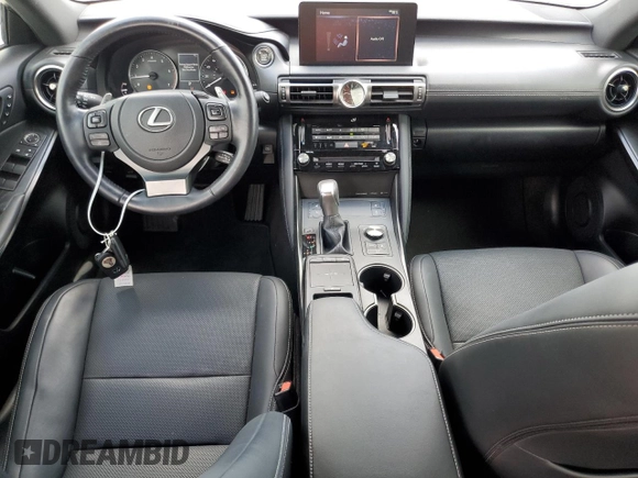 2022 Lexus IS 300 с VIN JTHDA1D22N5120116, выставлен на аукционе Copart как лот 43250735 с пробегом 5 976 миль миль и Списание • Salvage title. История ставок и продаж доступна на DreamBid. Изображение 8.