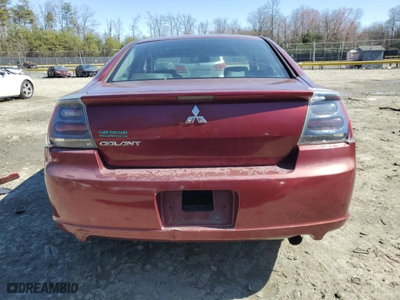 2007 Mitsubishi Galant ES with VIN 4A3AB36F07E048281, listed as a Copart auction lot 49647895 with 208,601 mi miles and Salvage Title. Bid and sale history available at carsss.com. Image 6.