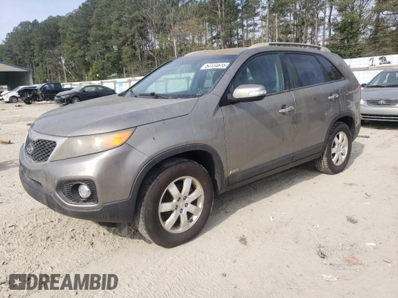 2011 Kia Sorento LX with VIN 5XYKTCA1XBG088268, listed as a Copart auction lot 54134615 with 176,251 mi miles and Clean Title. Bid and sale history available at carsss.com. Image 1.