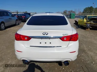 2016 Infiniti Q50 3.0t Premium with VIN JN1EV7AP6GM303835, listed as a IAAI auction lot 41587532 with 90,200 mi miles. Bid and sale history available at carsss.com. Image 17.