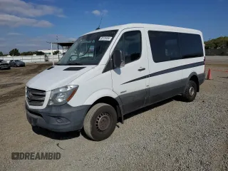 2016 Mercedes-Benz Sprinter Passenger with VIN 8BRPE7DDXGE123239, listed as a Copart auction lot 80139494 with 59,255 mi miles and Salvage Title. Bid and sale history available at carsss.com. Image 1.