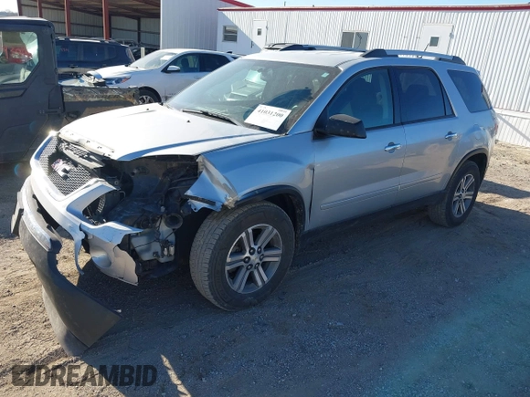 2012 GMC Acadia SLE with VIN 1GKKVPED7CJ187108, listed as a IAAI auction lot 41031200 with 161,605 mi miles. Bid and sale history available at carsss.com. Image 2.