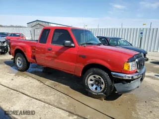 2002 Ford Ranger XL Fleet with VIN 1FTYR44V12PB67600, listed as a Copart auction lot 47360975 with 177,151 mi miles and Salvage Title. Bid and sale history available at carsss.com. Image 4.