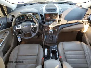 2014 Ford Escape Titanium with VIN 1FMCU0JX7EUD79989, listed as a Copart auction lot 43086695 with 181,642 mi miles and Salvage Title. Bid and sale history available at carsss.com. Image 8.
