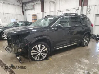 2020 Subaru Ascent Limited with VIN 4S4WMAPD6L3449369, listed as a Copart auction lot 47190165 with 92,515 mi miles and Salvage Title. Bid and sale history available at carsss.com. Image 1.