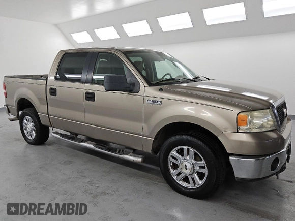2006 Ford F-150 XLT with VIN 1FTPW14556FA19187, listed as a Copart auction lot 55087355 with 175,272 mi miles and Clean title. Bid and sale history available at DreamBid. Image 4.