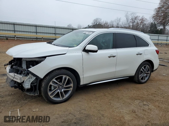2018 Acura MDX Advance with VIN 5J8YD4H85JL023994, listed as a Copart auction lot 84027964 with 91,273 mi miles and Salvage Title. Bid and sale history available at DreamBid. Image 1.