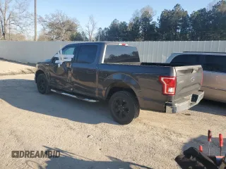 2015 Ford F-150 XL with VIN 1FTEW1CF6FKD44617, listed as a Copart auction lot 48336505 with 124,100 mi miles and Salvage Title. Bid and sale history available at carsss.com. Image 2.