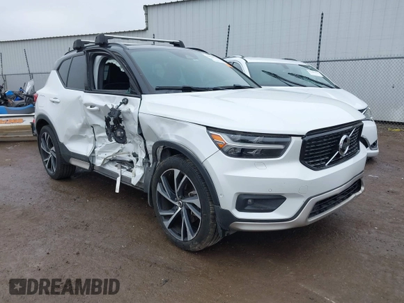 2019 Volvo XC40 R-Design with VIN YV4162UM6K2123298, listed as a IAAI auction lot 41509799 with 57,010 mi miles and . Bid and sale history available at DreamBid. Image 1.