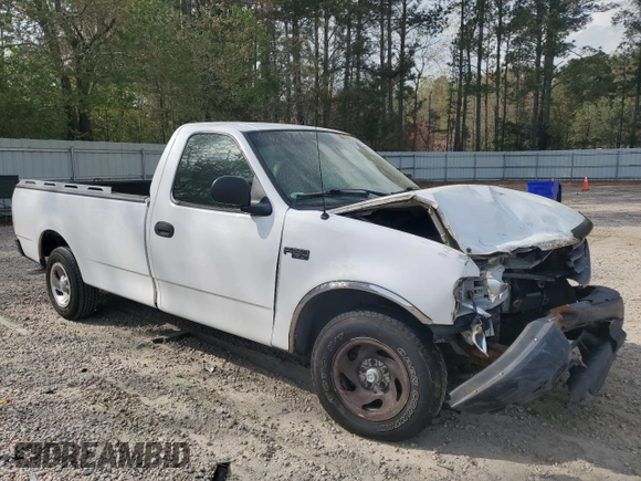 2002 Ford F-150 XL with VIN 1FTRF17262NA10489, listed as a Copart auction lot 50413885 with 203,093 mi miles and Salvage Title. Bid and sale history available at carsss.com. Image 4.