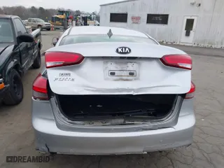 2017 Kia Forte LX with VIN 3KPFK4A76HE067017, listed as a IAAI auction lot 41198772 with 50,176 mi miles. Bid and sale history available at carsss.com. Image 6.