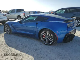 2016 Chevrolet Corvette Z06 1LZ with VIN 1G1YP2D64G5601801, listed as a Copart auction lot 76902984 with 8,455 mi miles and Salvage Title. Bid and sale history available at carsss.com. Image 2.