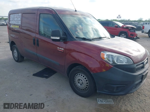 2018 Ram ProMaster City Cargo Tradesman with VIN ZFBERFAB6J6K08657, listed as a IAAI auction lot 42054791 with 53,734 mi miles. Bid and sale history available at carsss.com. Image 1.