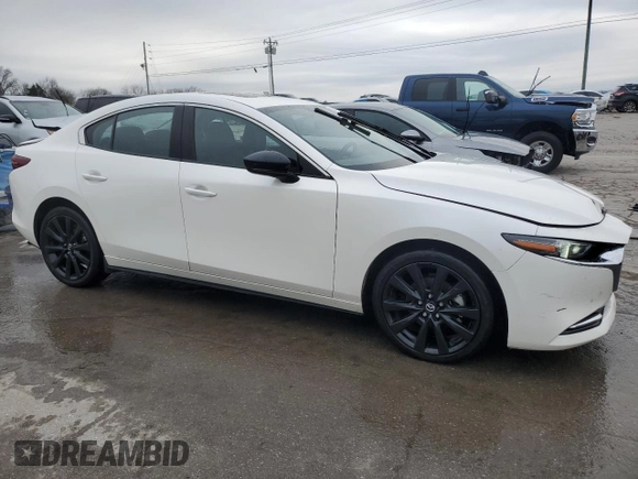 2021 Mazda 3 2.5 Turbo with VIN JM1BPBAY8M1311602, listed as a Copart auction lot 85061844 with 32,714 mi miles and Salvage Title. Bid and sale history available at DreamBid. Image 4.