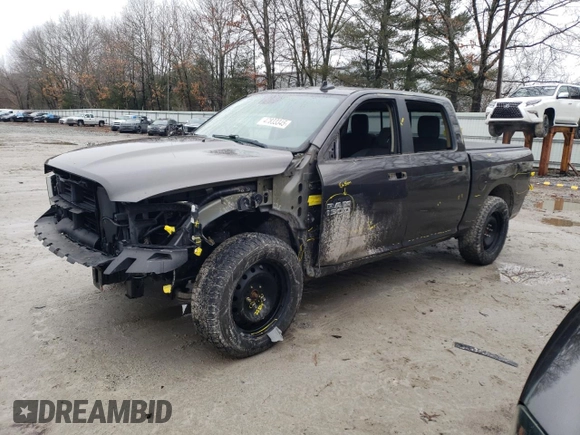 2017 Ram 1500 Big Horn with VIN 3C6RR7LT9HG506310, listed as a Copart auction lot 47833345 with 46,502 mi miles and Salvage Title. Bid and sale history available at carsss.com. Image 1.