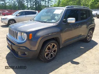 2016 Jeep Renegade Limited with VIN ZACCJADT0GPC91124, listed as a IAAI auction lot 42019518 with 131,471 mi miles and . Bid and sale history available at DreamBid. Image 2.