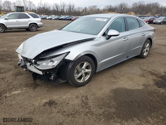 2022 Hyundai Sonata SE with VIN 5NPEG4JA0NH133593, listed as a Copart auction lot 50012055 with 40,666 mi miles and Salvage Title. Bid and sale history available at carsss.com. Image 1.