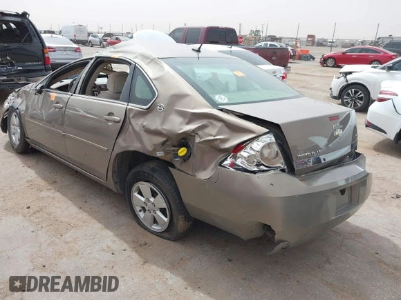 2007 Chevrolet Impala LT with VIN 2G1WT58K079158416, listed as a IAAI auction lot 41809051 with Not Provided miles and . Bid and sale history available at DreamBid. Image 3.
