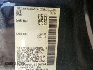 2015 Nissan Altima SV with VIN 1N4AL3AP9FC159654, listed as a Copart auction lot 53023185 with 105,274 mi miles and Salvage Title. Bid and sale history available at DreamBid. Image 12.