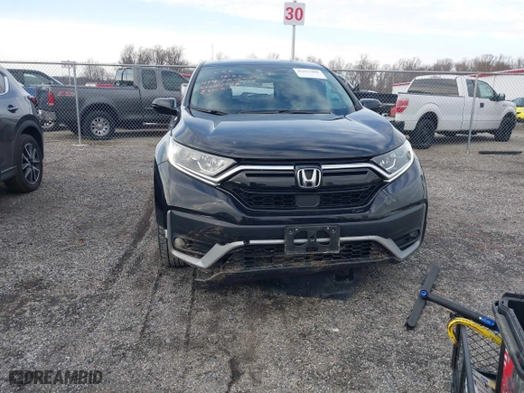 2021 Honda CR-V EX with VIN 2HKRW2H57MH657842, listed as a IAAI auction lot 41623480 with 65,178 mi miles. Bid and sale history available at carsss.com. Image 12.