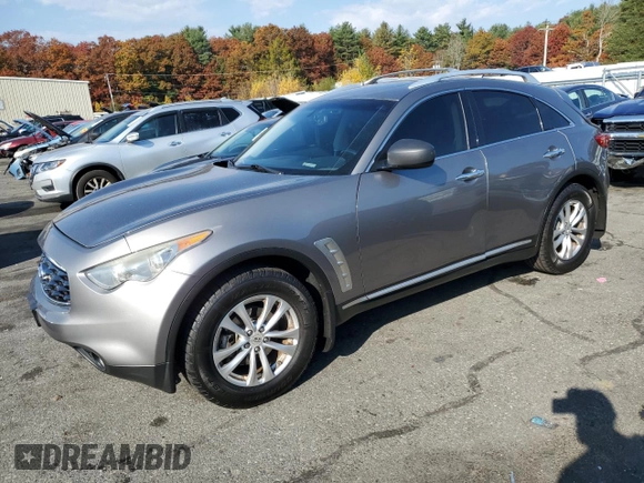 2009 Infiniti FX35 with VIN JNRAS18W89M154927, listed as a Copart auction lot 77336834 with 200,573 mi miles and Clean Title. Bid and sale history available at carsss.com. Image 1.