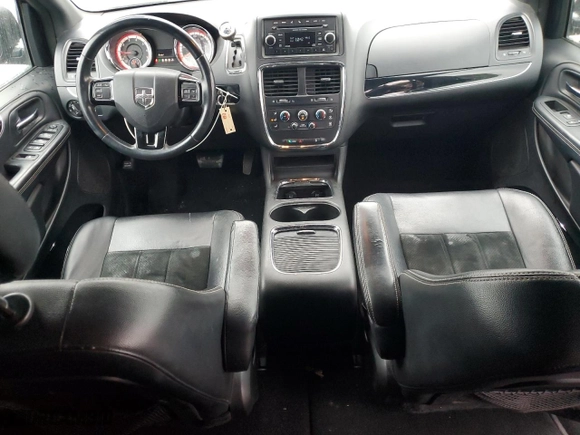 2015 Dodge Grand Caravan SXT Plus with VIN 2C4RDGCG2FR689955, listed as a Copart auction lot 45343065 with 108,899 mi miles and Salvage Title. Bid and sale history available at carsss.com. Image 8.