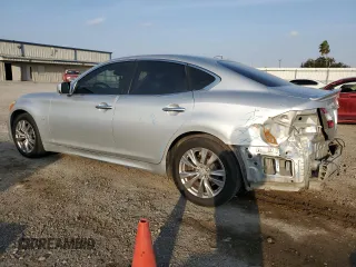 2014 Infiniti M37 with VIN JN1BY1AP1EM260378, listed as a Copart auction lot 44642135 with 133,977 mi miles and Salvage Title. Bid and sale history available at carsss.com. Image 2.