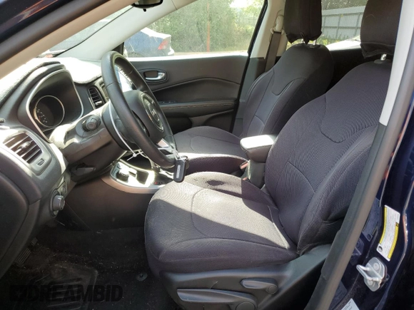 2017 Jeep Compass Sport с VIN 3C4NJDAB0HT639665, выставлен на аукционе Copart как лот 61743885 с пробегом 36 004 миль миль и Списание • Salvage title. История ставок и продаж доступна на DreamBid. Изображение 7.