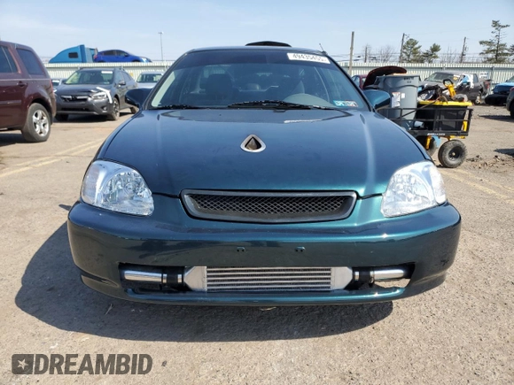1997 Honda Civic DX with VIN 1HGEJ6126VL110659, listed as a Copart auction lot 49435455 with 150,808 mi miles and Salvage Title. Bid and sale history available at carsss.com. Image 5.