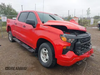 2022 Chevrolet Silverado 1500 Custom with VIN 1GCPABEK2NZ644359, listed as a IAAI auction lot 41312010 with Not Provided miles and . Bid and sale history available at DreamBid. Image 1.