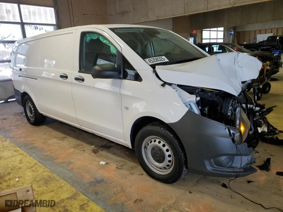 2023 Mercedes-Benz Metris Cargo Van with VIN W1YV0CEY4P4365964, listed as a Copart auction lot 45358325 with 4,525 mi miles and Salvage Title. Bid and sale history available at carsss.com. Image 4.