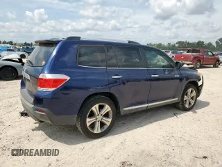 2012 Toyota Highlander Limited with VIN 5TDYK3EH3CS050227, listed as a Copart auction lot 58998135 with 216,701 mi miles and Salvage title. Bid and sale history available at DreamBid. Image 3.