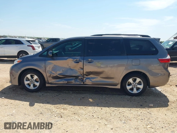 2020 Toyota Sienna LE Auto Access Seat with VIN 5TDKZ3DC2LS036312, listed as a IAAI auction lot 42307857 with 107,653 mi miles and . Bid and sale history available at DreamBid. Image 14.