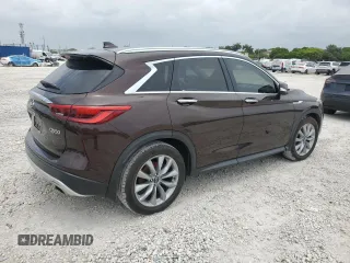 2020 Infiniti QX50 Luxe with VIN 3PCAJ5M18LF107837, listed as a Copart auction lot 62527265 with 52,928 mi miles and Clean title. Bid and sale history available at DreamBid. Image 3.