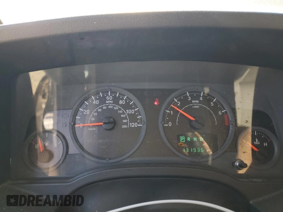 2007 Jeep Compass Sport with VIN 1J8FF47W07D217117, listed as a Copart auction lot 43633575 with 131,936 mi miles and Salvage Title. Bid and sale history available at carsss.com. Image 9.