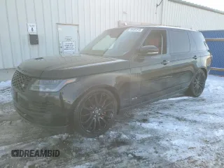 2018 Land Rover Range Rover with VIN SALGV5RE6JA507436, listed as a Copart auction lot 46487515 with 118,088 mi miles and Clean Title. Bid and sale history available at DreamBid. Image 1.