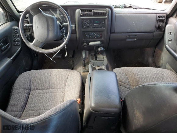 2001 Jeep Cherokee Sport with VIN 1J4FF48S21L608893, listed as a Copart auction lot 61865484 with 172,440 mi miles and Non Repairable. Bid and sale history available at carsss.com. Image 8.