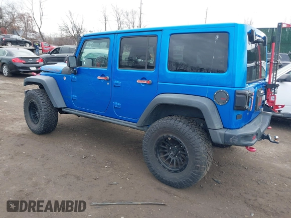 2016 Jeep Wrangler Unlimited Rubicon with VIN 1C4BJWFG2GL192074, listed as a IAAI auction lot 41598861 with 70,000 mi miles and . Bid and sale history available at DreamBid. Image 3.