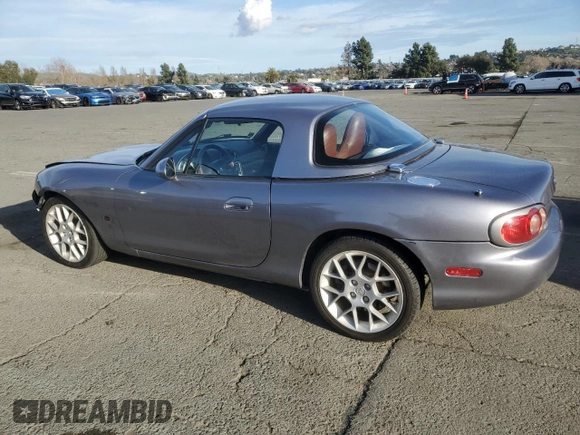 2002 Mazda MX-5 Miata Cloth with VIN JM1NB353X20228420, listed as a Copart auction lot 47949235 with 94,341 mi miles and Salvage title. Bid and sale history available at DreamBid. Image 2.