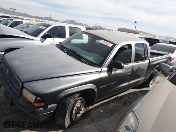 2002 Dodge Dakota Sport with VIN 1B7HG38N32S687496, listed as a Copart auction lot 88584635 with 0 mi miles and Non Repairable. Bid and sale history available at carsss.com. Image 1.