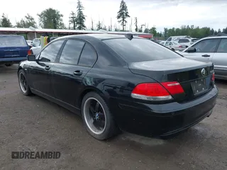2006 BMW 7 Series 750i with VIN WBAHL83526DT06390, listed as a IAAI auction lot 42246688 with 123,962 mi miles and . Bid and sale history available at DreamBid. Image 3.