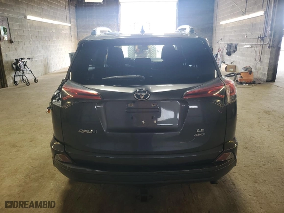 2018 Toyota RAV4 LE with VIN JTMBFREV5JJ177140, listed as a Copart auction lot 51930895 with 45,000 mi miles and Salvage Title. Bid and sale history available at carsss.com. Image 6.