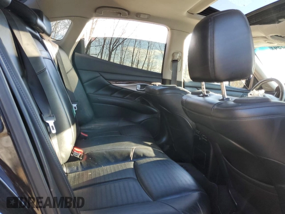 2012 Infiniti M37 with VIN JN1BY1AP2CM330080, listed as a Copart auction lot 82846994 with 0 mi miles and Salvage Title. Bid and sale history available at carsss.com. Image 10.
