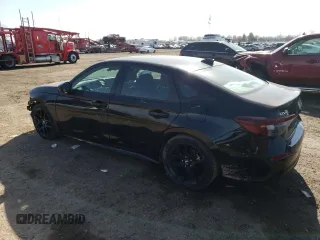 2025 Honda Civic Sport with VIN 2HGFE2F54SH101309, listed as a Copart auction lot 48786545 with 41,603 mi miles and Salvage title. Bid and sale history available at DreamBid. Image 2.