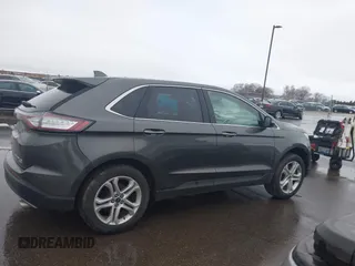 2017 Ford Edge Titanium with VIN 2FMPK4K9XHBB58184, listed as a IAAI auction lot 41945899 with 107,341 mi miles. Bid and sale history available at carsss.com. Image 13.